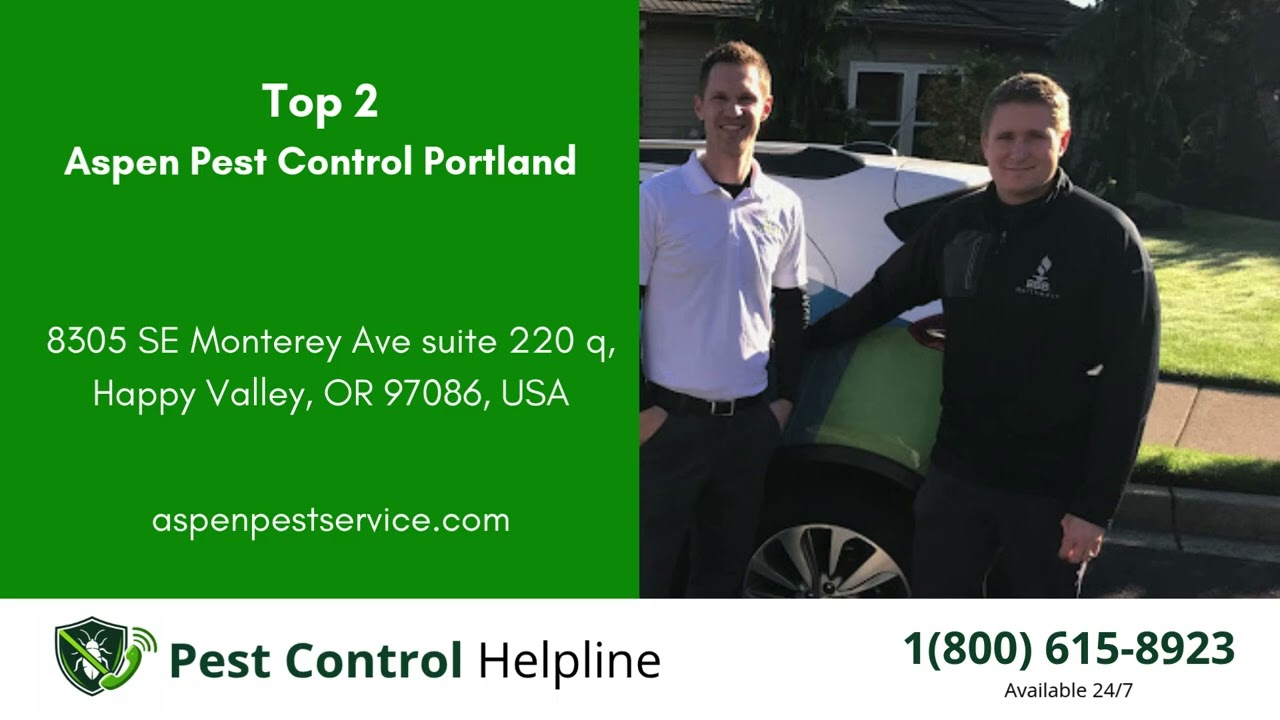 Top 3 Pest Control in Milwaukie