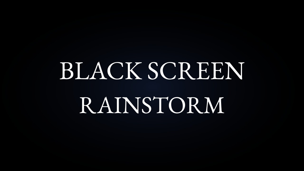 HEAVY RAIN + THUNDER | BLACK SCREEN | Cozy Cabin Fireplace Ambience | 6 Hours