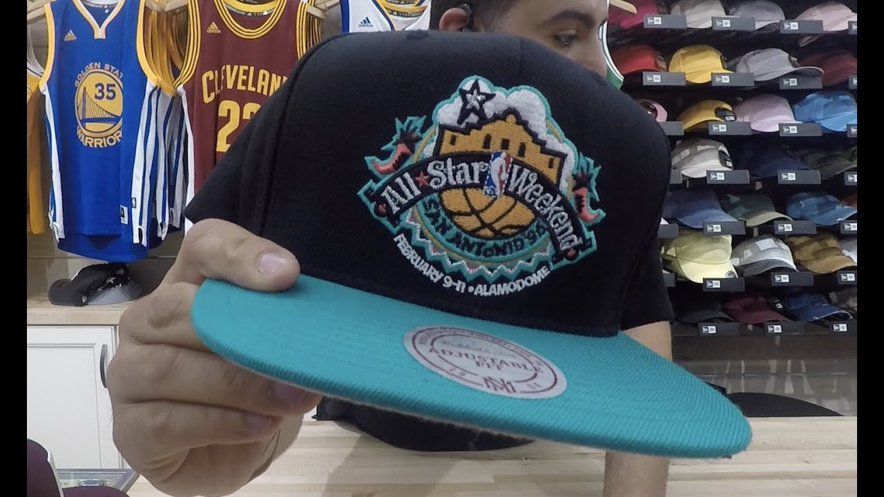 Retro 1996 All Star Game Snapback Hat | 96 NBA Vintage Snap Back Cap | San Antonio All Star 1996