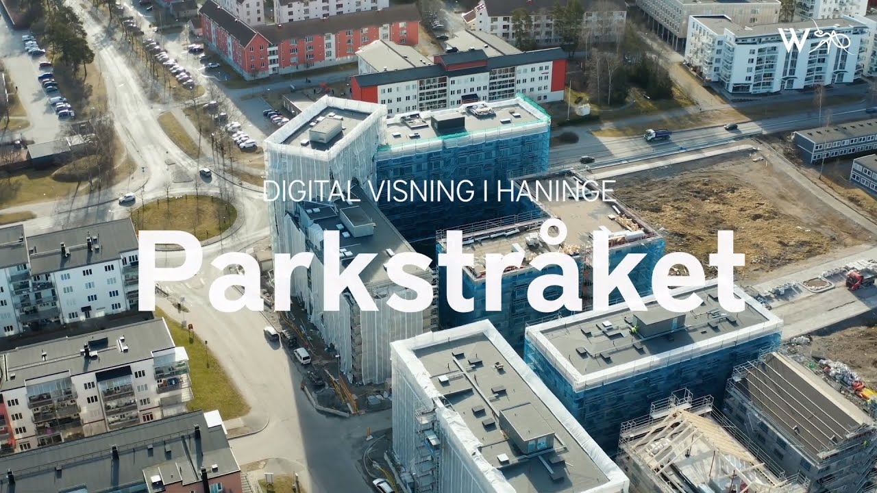 Digital visning av Parkstråket i Haninge.