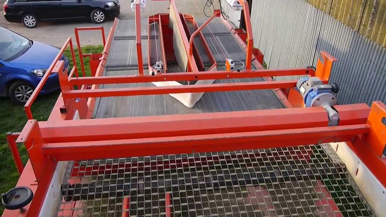 Kosz przyjęciowy wraz z sortownikiem Downs Proteus