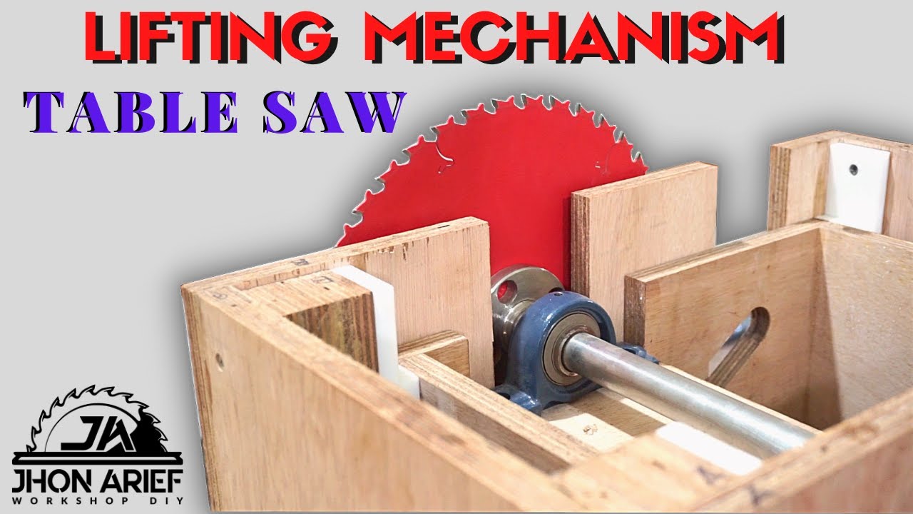 TABLE SAW LIFTING MECHANISM - Table saw build PART#1