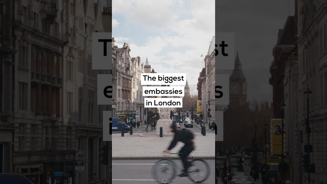 The biggest embassies in London