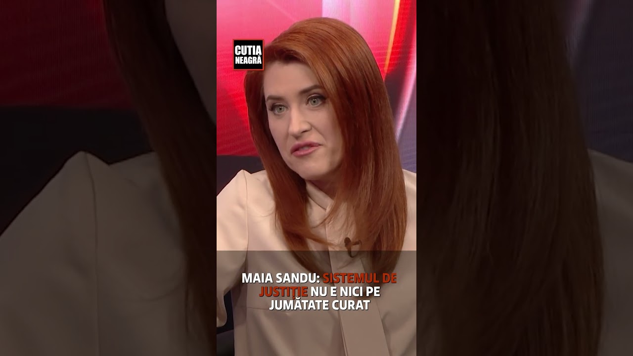 Maia Sandu: Sistemul de justiție nu e nici pe jumătate curat