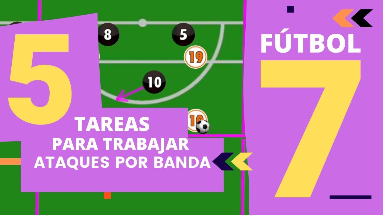 ► 5 tareas para ATACAR por BANDA en fútbol 7