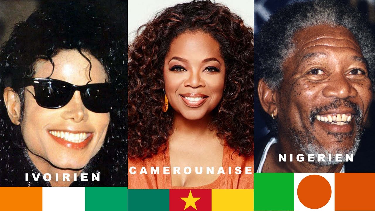10 CÉLÉBRITÉS AMÉRICAINES AVEC LEURS ORIGINES AFRICAINES - DavidFaitDesTops