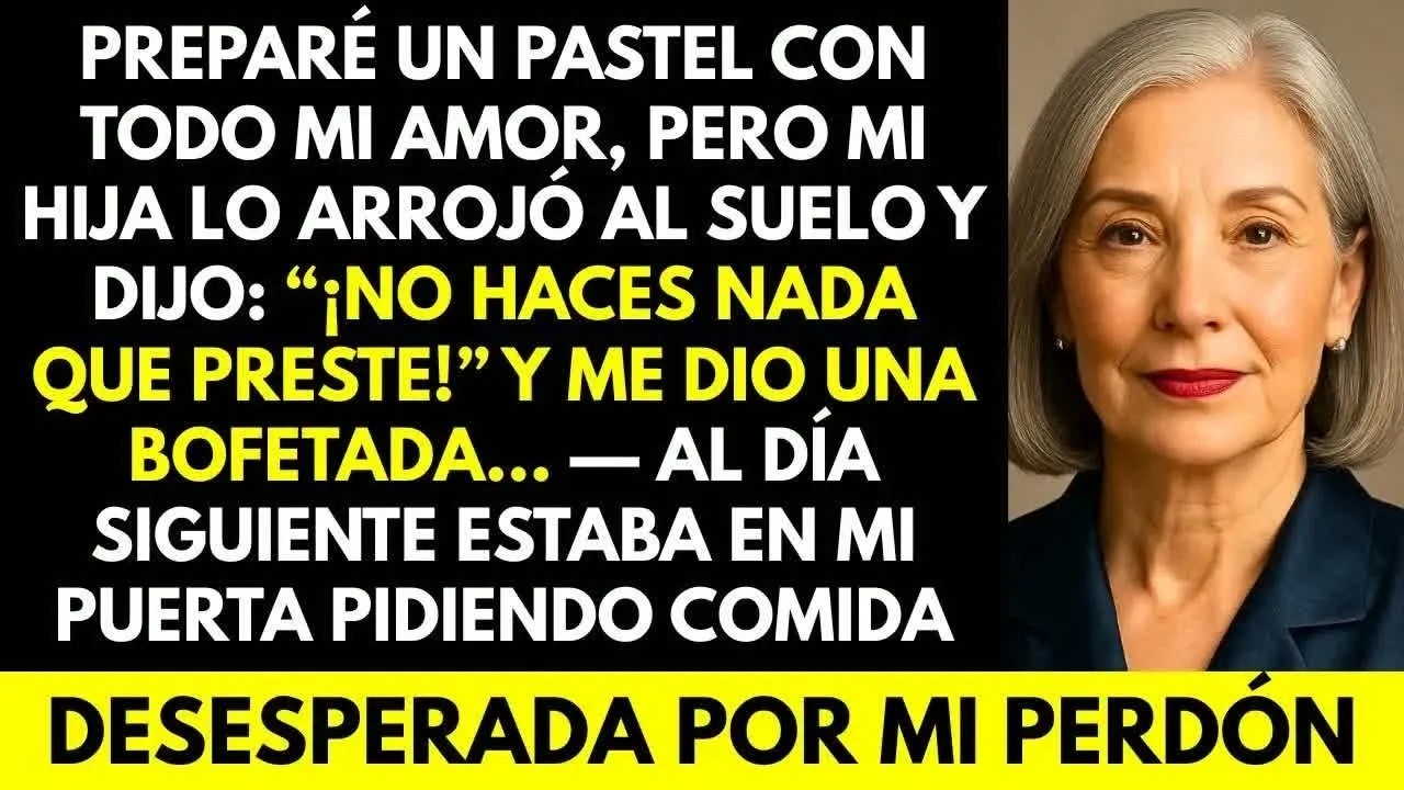 Mi hija me dio una bofetada y dijo： ＂No haces nada que preste＂ — Esa noche ya no vivía aq