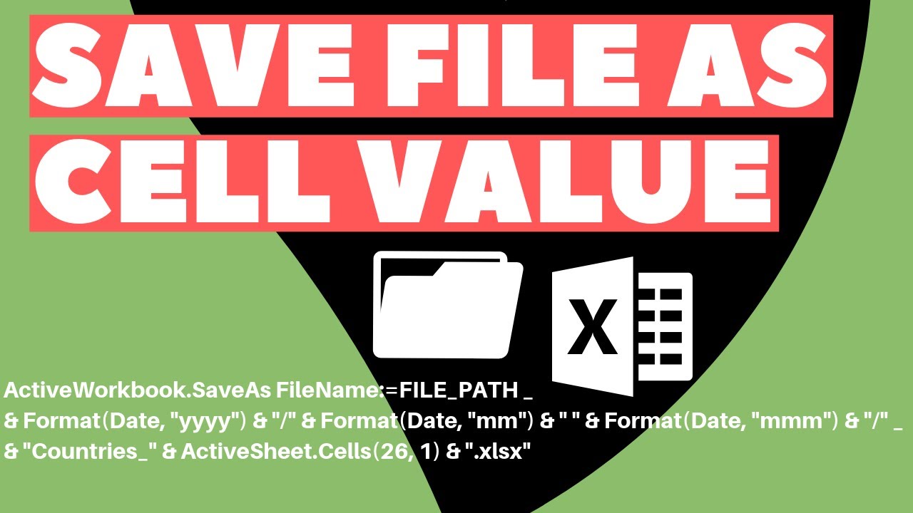 Excel VBA Macro: Save File As Based on Cell Value (Step-by-Step Tutorial)