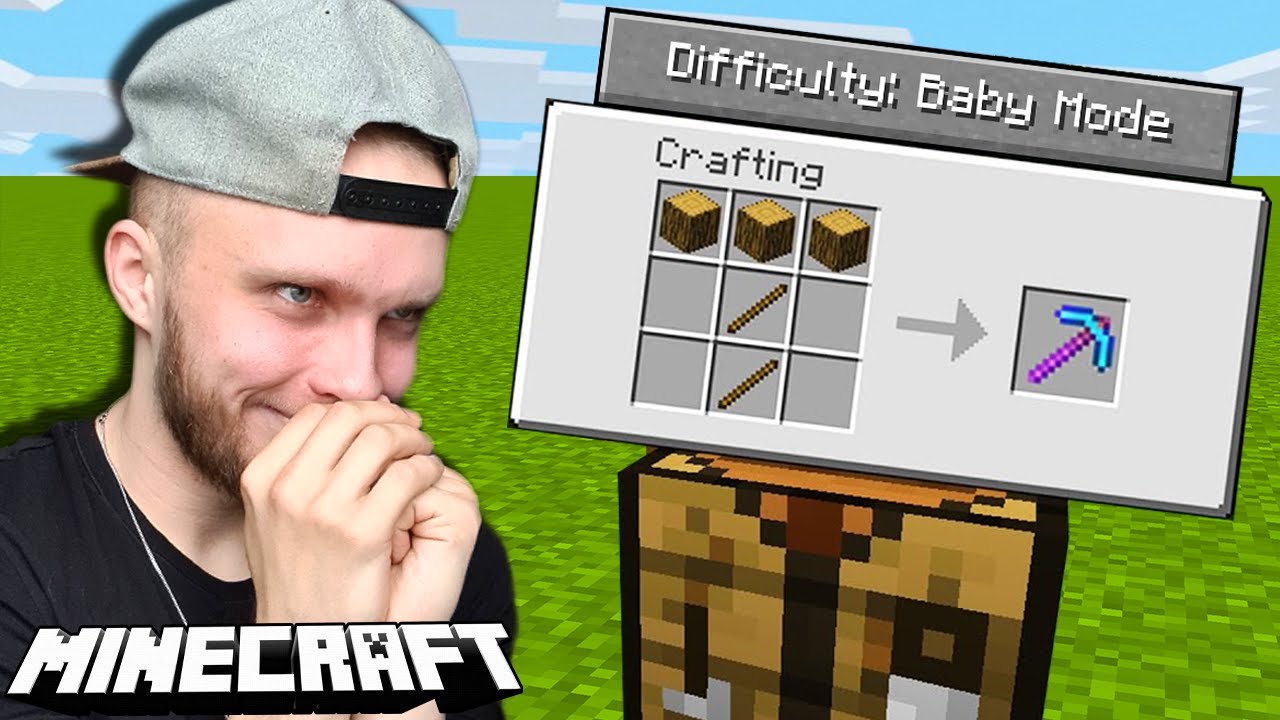 MINECRAFT, ale ŁATWIEJ JUŻ SIĘ NIE DA! *Tryb dla Bobasa*