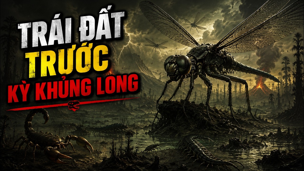 Bí ẩn thời tiền sử Điều gì thực sự đã giết chết loài côn trùng khổng lồ