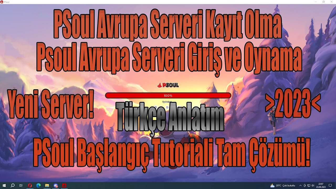 [Türkçe] PSoul Avrupa Sunucusu Kayıt Olma + Client İndirme + Server Seçme ve Başlangıç Tutoriali
