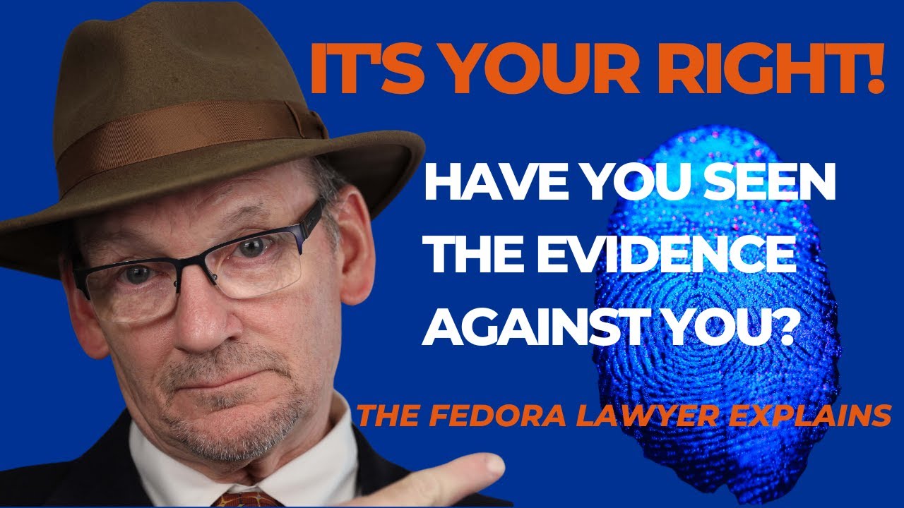 Your right to see the prosecutor's evidence before you plead guilty