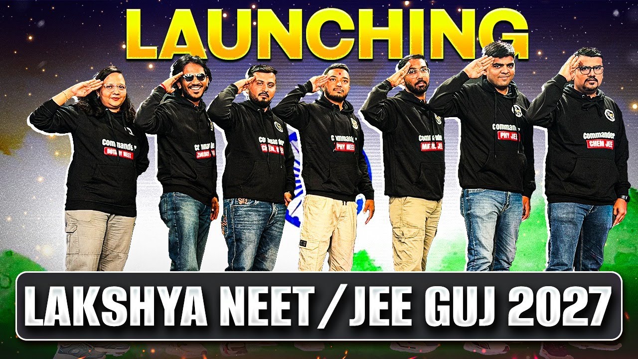 🔴Launching: Lakshya NEET & JEE Gujarati 2027 Batch | એક વર્ષની તૈયારી તમારા Lakshya માટે🎯