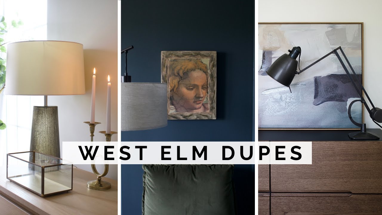 WEST ELM VS THRIFT STORE | DIY WEST ELM HIGH END DUPES HOME DECOR ON A BUDGET