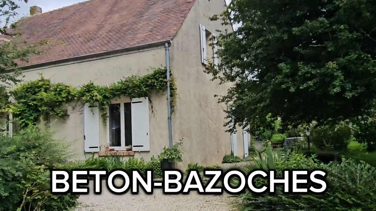 BETON-BAZOCHES. Maison 152 m², pièce de vie 53 m², 3 chambres (possibilité de 5), terrain 1.284 m².