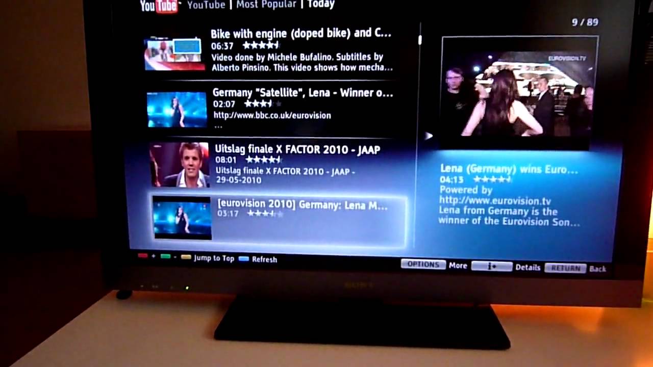 Sony Bravia EX500 Series HDTV