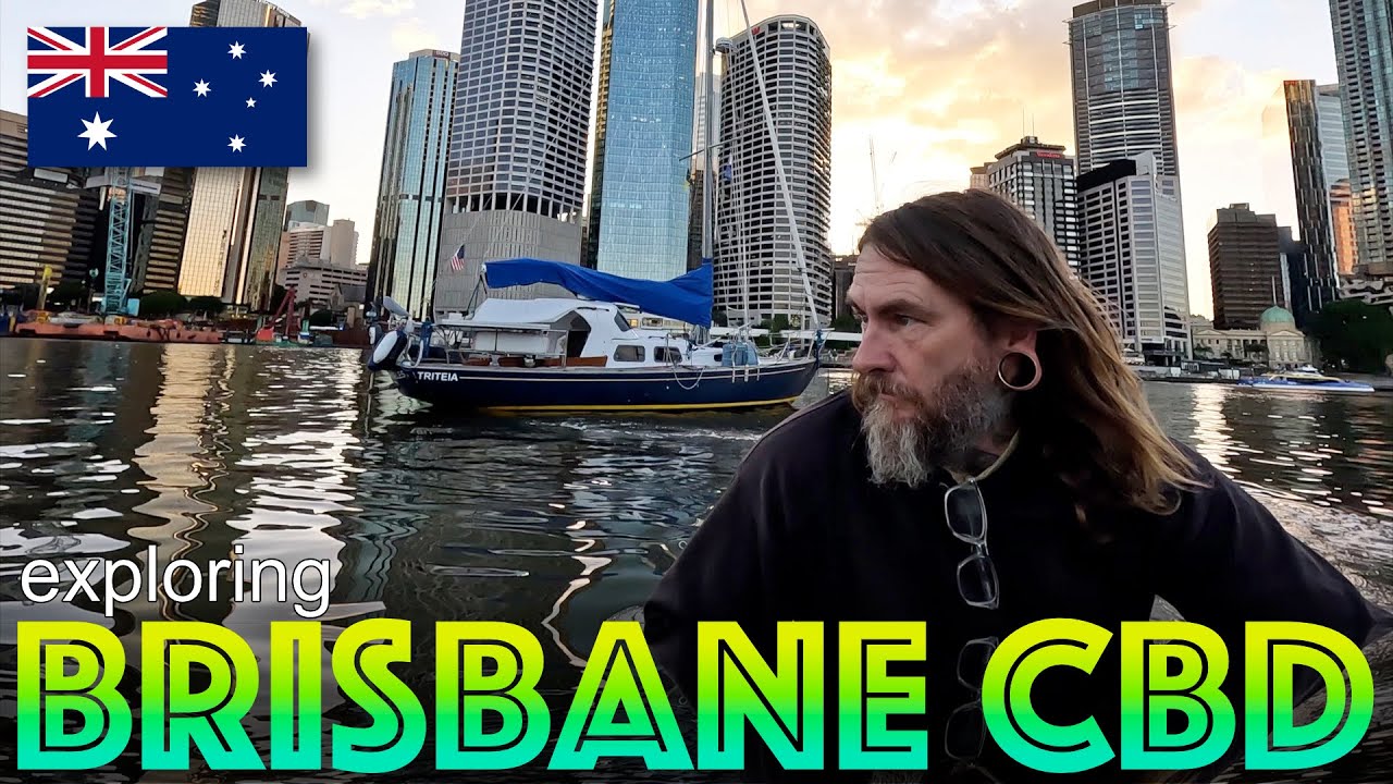 Anchoring Amongst Skyscrapers in Downtown Brisbane and Riding South Bank's Brisbane Wheel