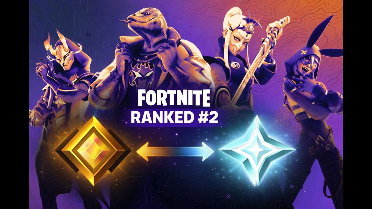 🥇Fornite ranked #2🔥