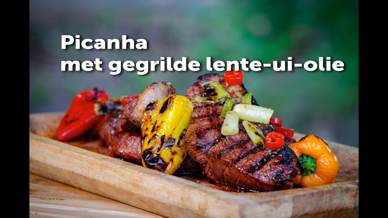 Picanha met gegrilde lente-ui-olie  | Fire&Food TV BBQ-video