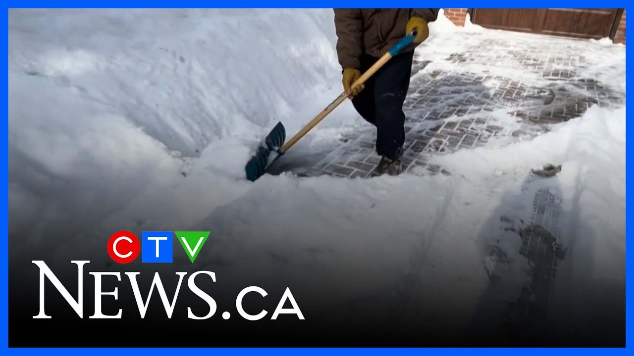 Best ways to avoid injury when clearing snow