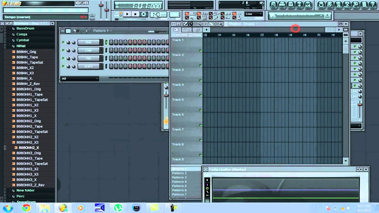 Chopping samples and counting bars correctly in Fruity Loops