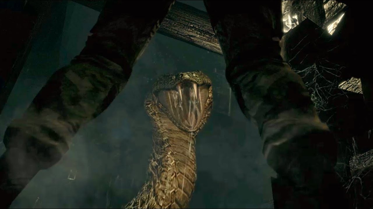Resident Evil HD PS4 - Jill's 'Yawn' the snake encounter and Richard's Assault Shotgun