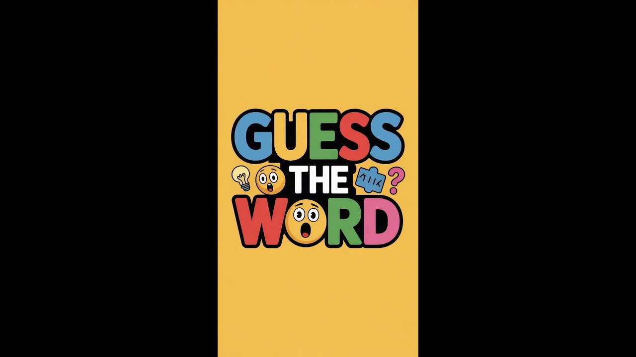 GUESS THE WORD Challenge! 🤯 Can You Beat Me?