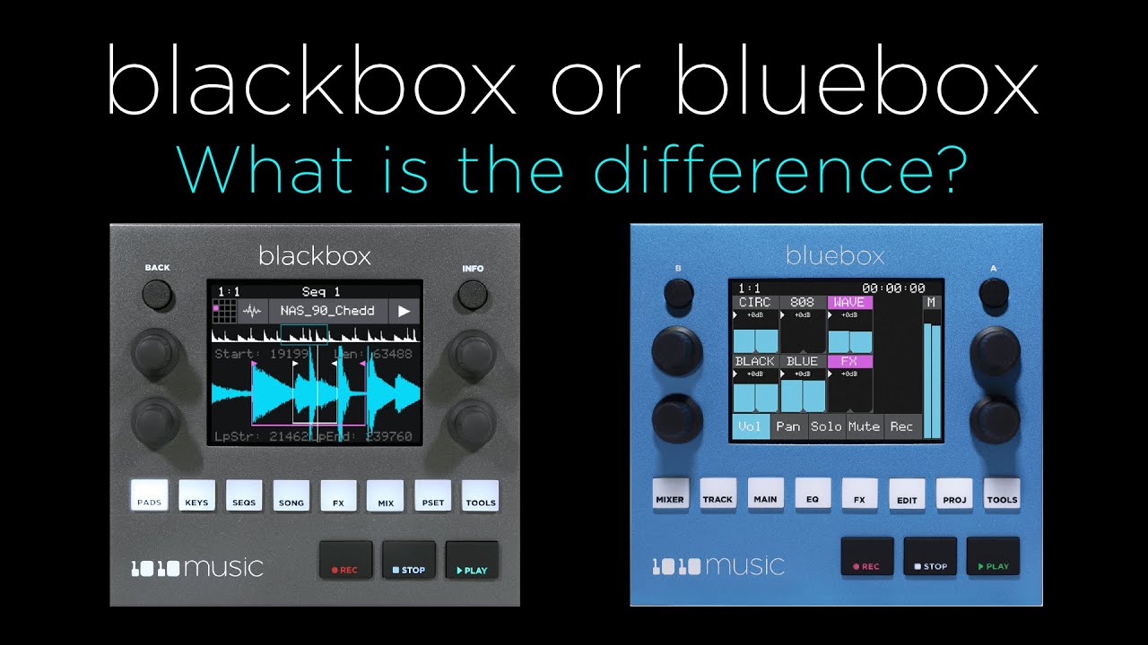 Blackbox vs Bluebox. What is the difference?