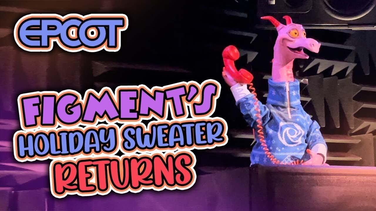Figment's Holiday Sweater Returns at Journey Into Imagination with Figment 2022
