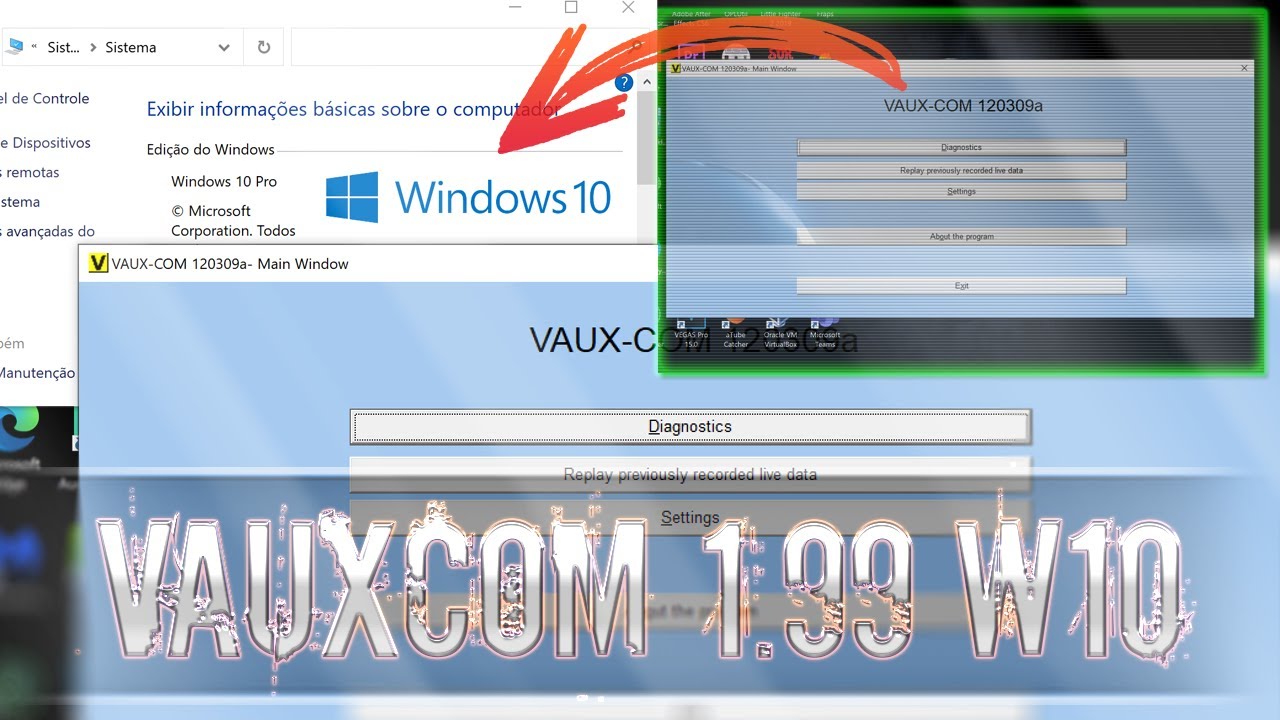 COMO INSTALAR VAUX-COM 1.99 NO WINDOWS 10 DOWNLOAD COMPLETO+ DRIVERS