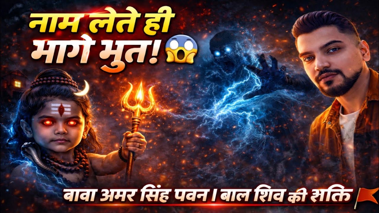 👉 😱 नाम लेते ही भागे भूत भजन | Baba Amar Singh Pawan | Bal Shiv Power 🚩