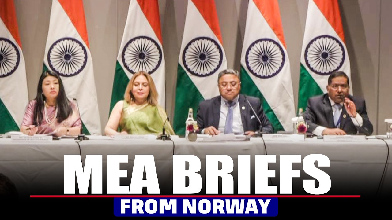 WATCH: MEA briefs from Oslo on PM Modi&rsquo;s visit to Norway | New Delhi | Bilateral Deal