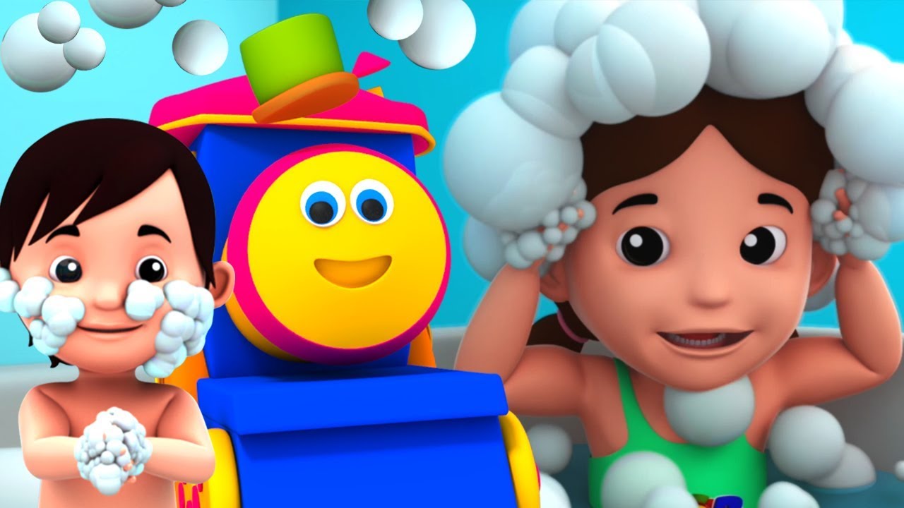เพลงอาบน้ำ | บ๊อบรถไฟ | เพลงเด็ก | เพลงเด็กสำหรับเด็ก | Bath Song For Kids | Thai Kids Songs