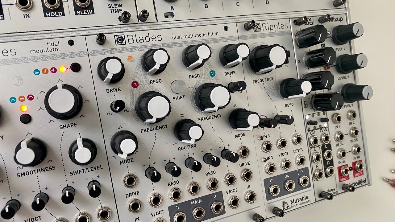 Mutable Instruments Blades vs Ripples Comparison Demo