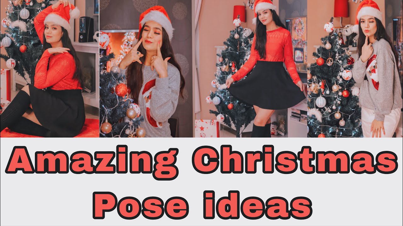 Best Christmas Photo || Christmas Pose For Girls || Photos with Christmas tree || My Clicks