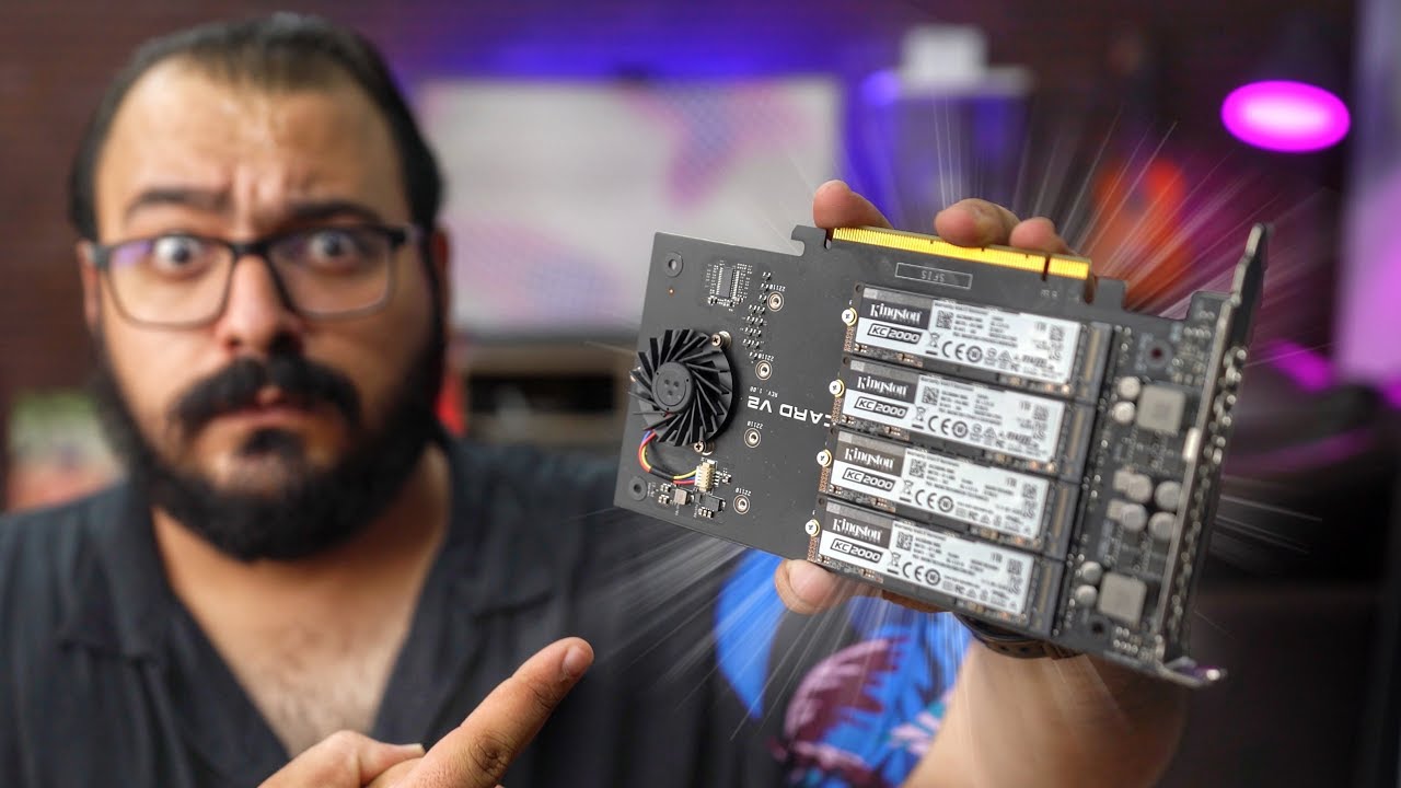 محاولة بناء أسرع وحدة تخزين على وجه الأرض! 🔥| Quad NVMe Raid