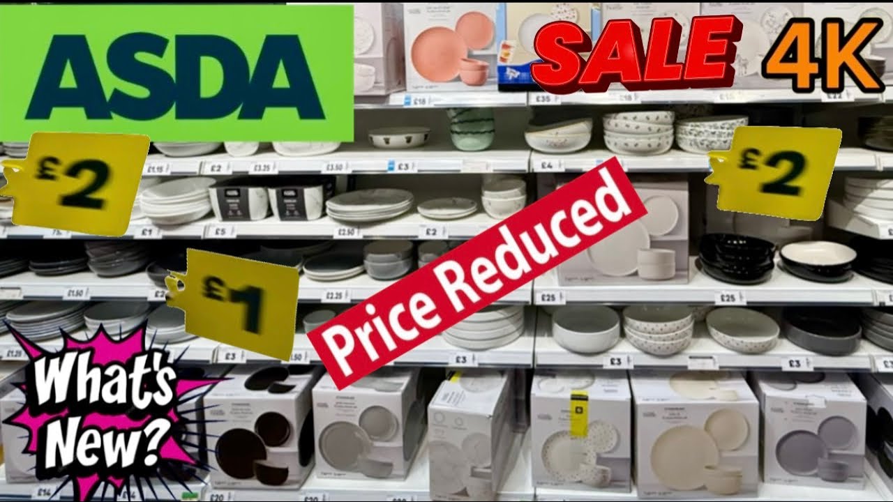 Asda Crockery Kitchen Appliances & Much More . Asda Price Reduced Sale 2026 . Full Walking Tour. 
