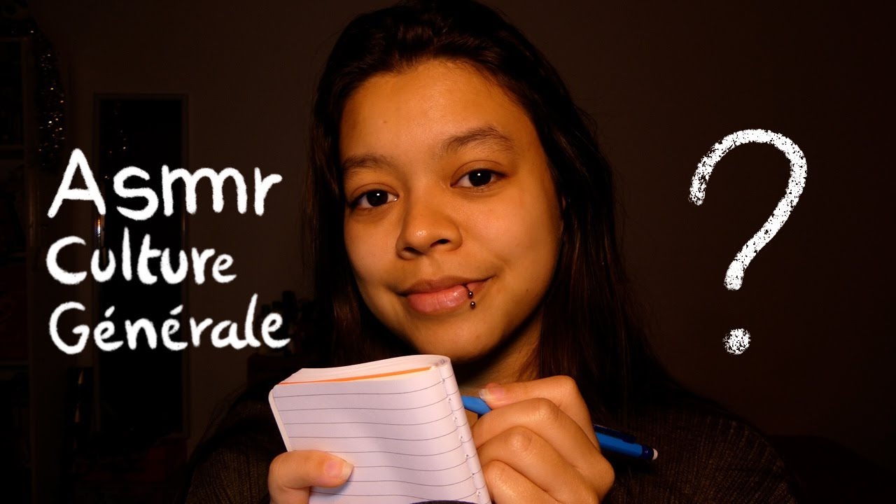 ASMR | 30 Questions pour tester ta culture générale ! 🧠✍️