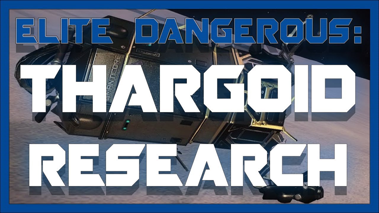 Thargoid Research - Elite: Dangerous 2.4.01