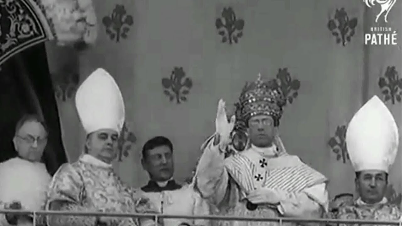 Imagens da Coroação do Papa Pio XII