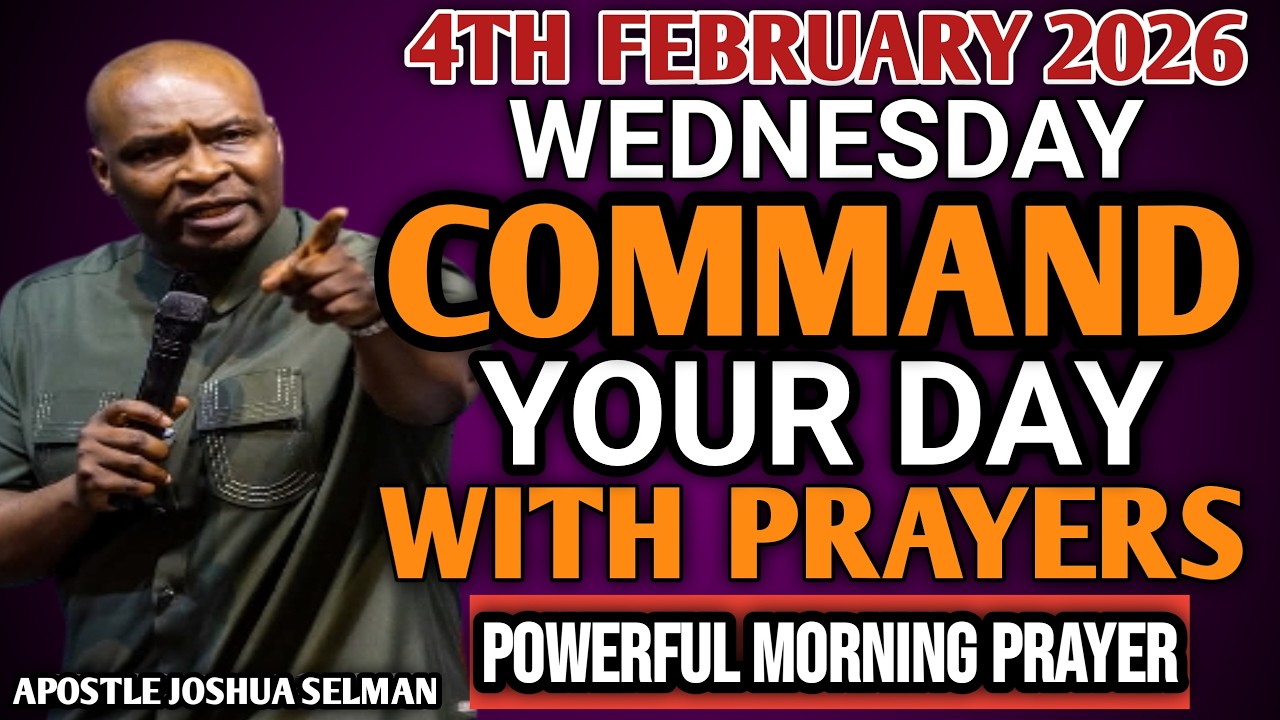 [WEDNESDAY 4TH FEBRUARY 2026] START YOUR MORNING WITH PRAYER | SPIRITUAL PRAYER BY APOSTLE JOSHUA