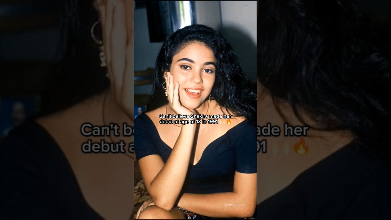 She was such a passionate kid ✨#shakira #90s #90smusic