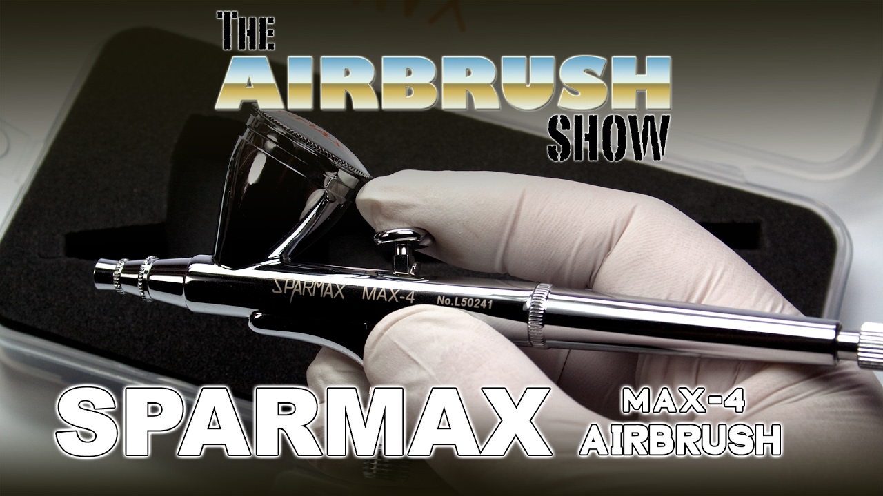 SPARMAX MAX-4 (0.4MM) AIRBRUSH - THE AIRBRUSH SHOW EP10
