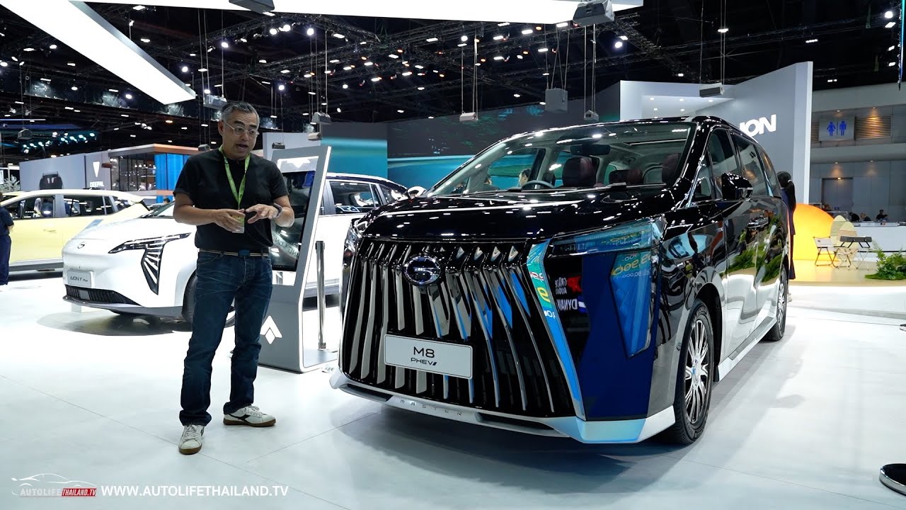 พาชม GAC M8 Phev ขอท้าชน DENZAD9!!MPV 3 แถว วิ่งไกล 1,031 กม.ไฟฟ้าล้วน 120 กม.จ่อขายไทยไตรมาส3ปีหน้า