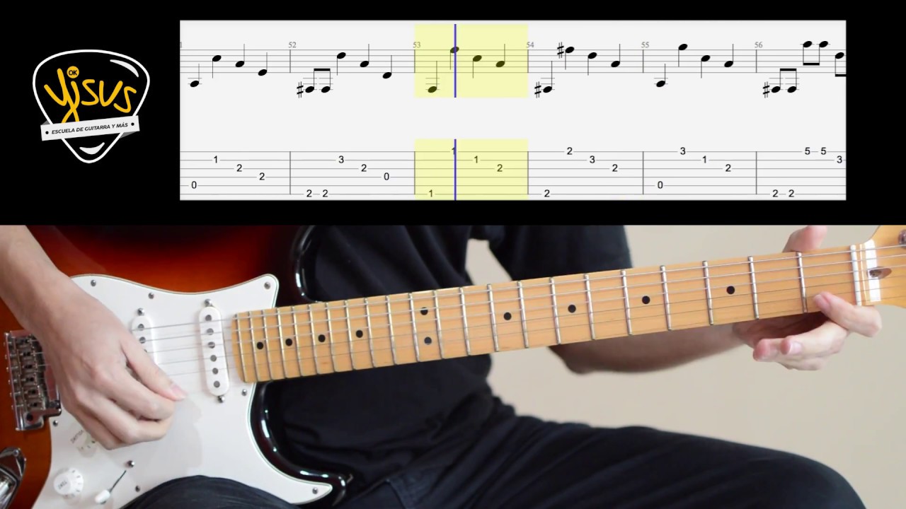 Man of war - RADIOHEAD (tutorial Gt.1)
