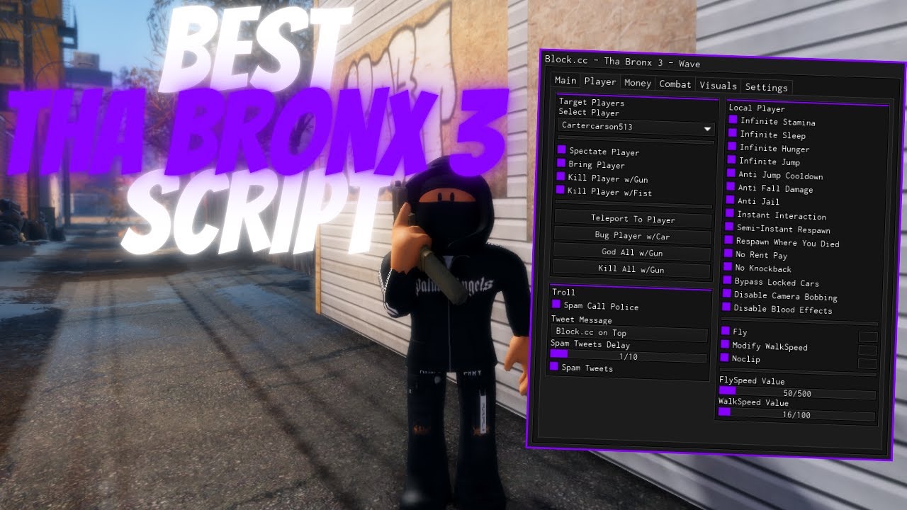 🔥 The BEST Tha Bronx 3 Script (Unlimited Money / Dupe / Silent Aim & MORE!)