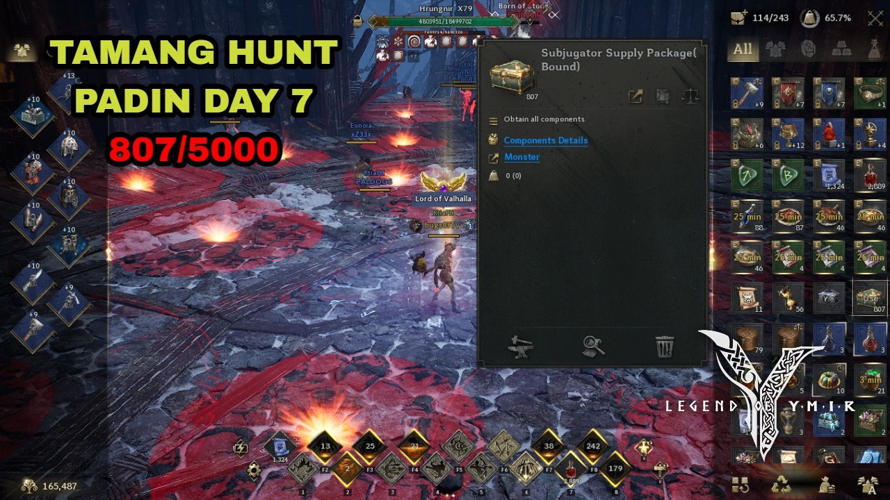 Legend Of Ymir -  DAY 7 Na 807/5000 Subju box tamang hunt padin