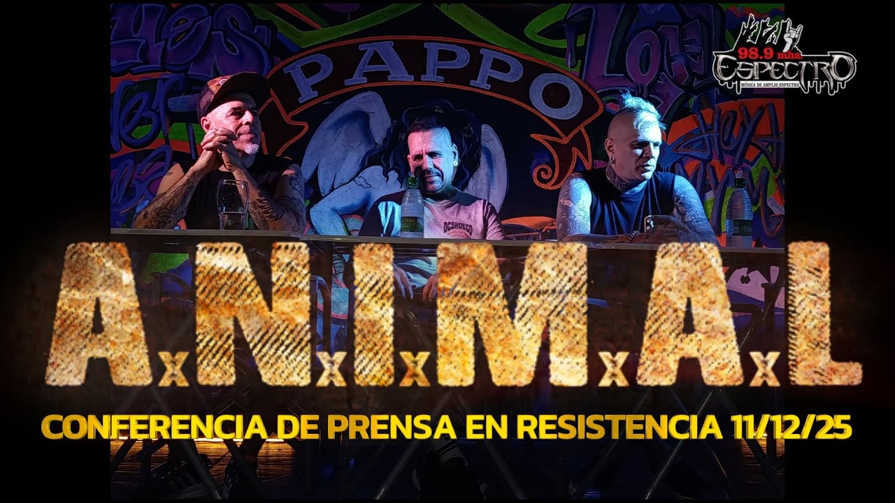 Conferencia de prensa de ANIMAL en Resistencia