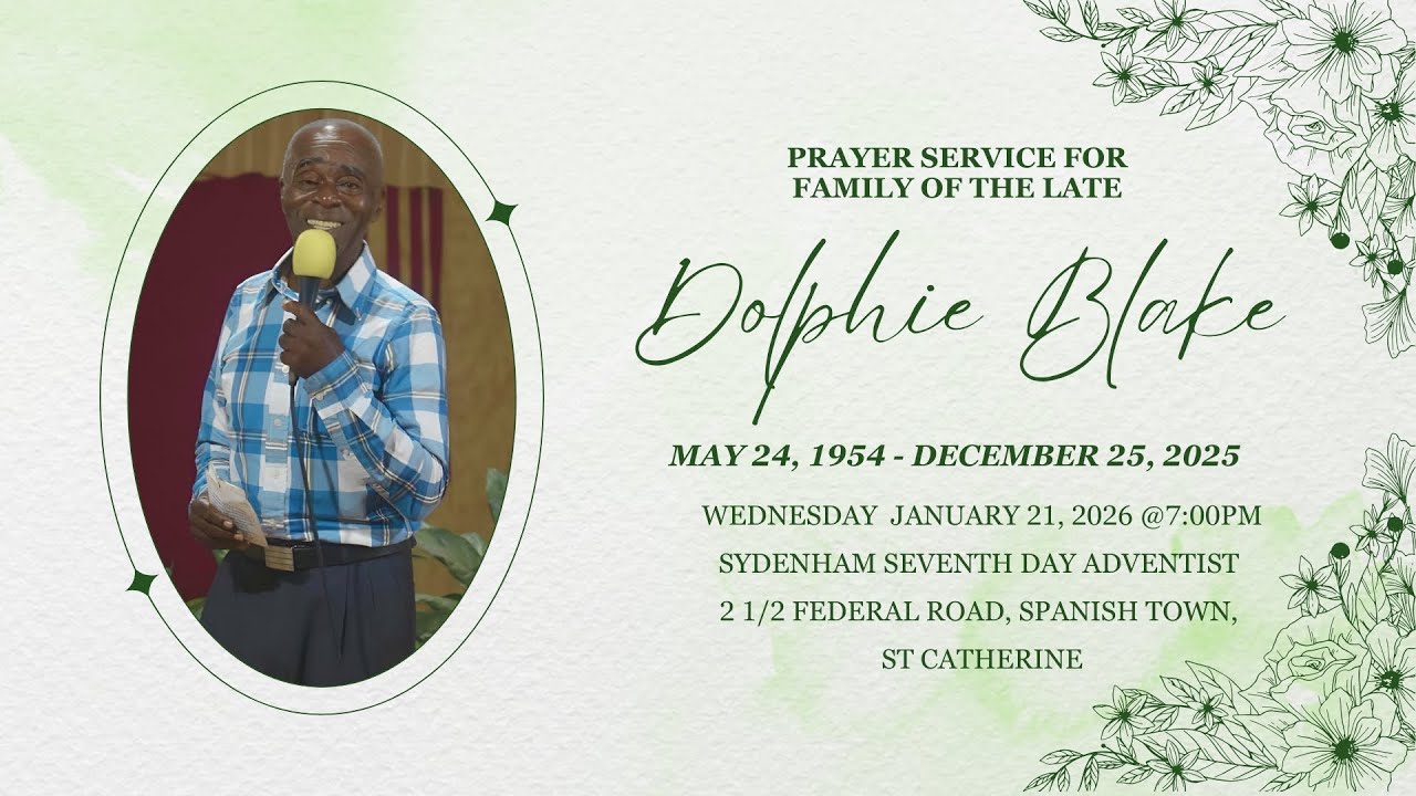 Wed. Jan. 21, 2026 | Prayer Service for the Family of Elder Dolphie Blake | #RememberingBlakie | 7PM