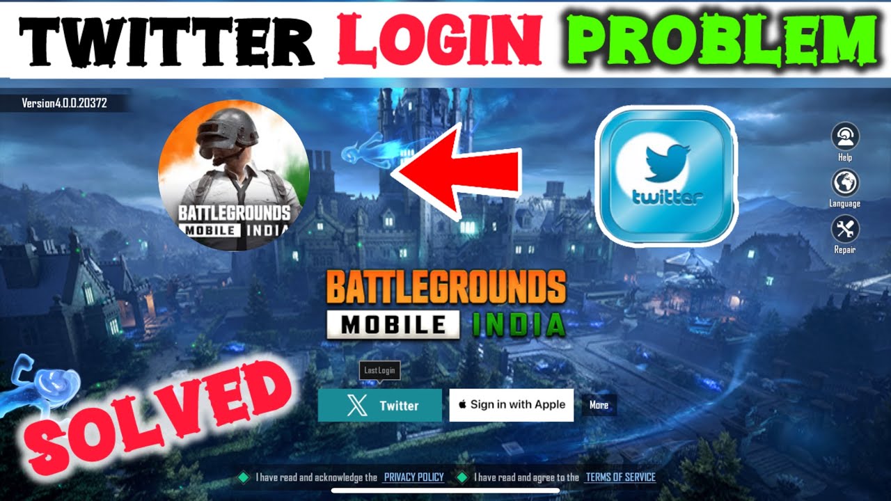 Bgmi Twitter login Problem ios || itop Web login Pubg Twitter loading Problem